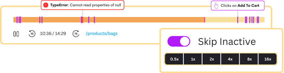 See individual customer sessions See individual customer sessions